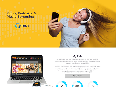 Triton design front end development ui ux web website