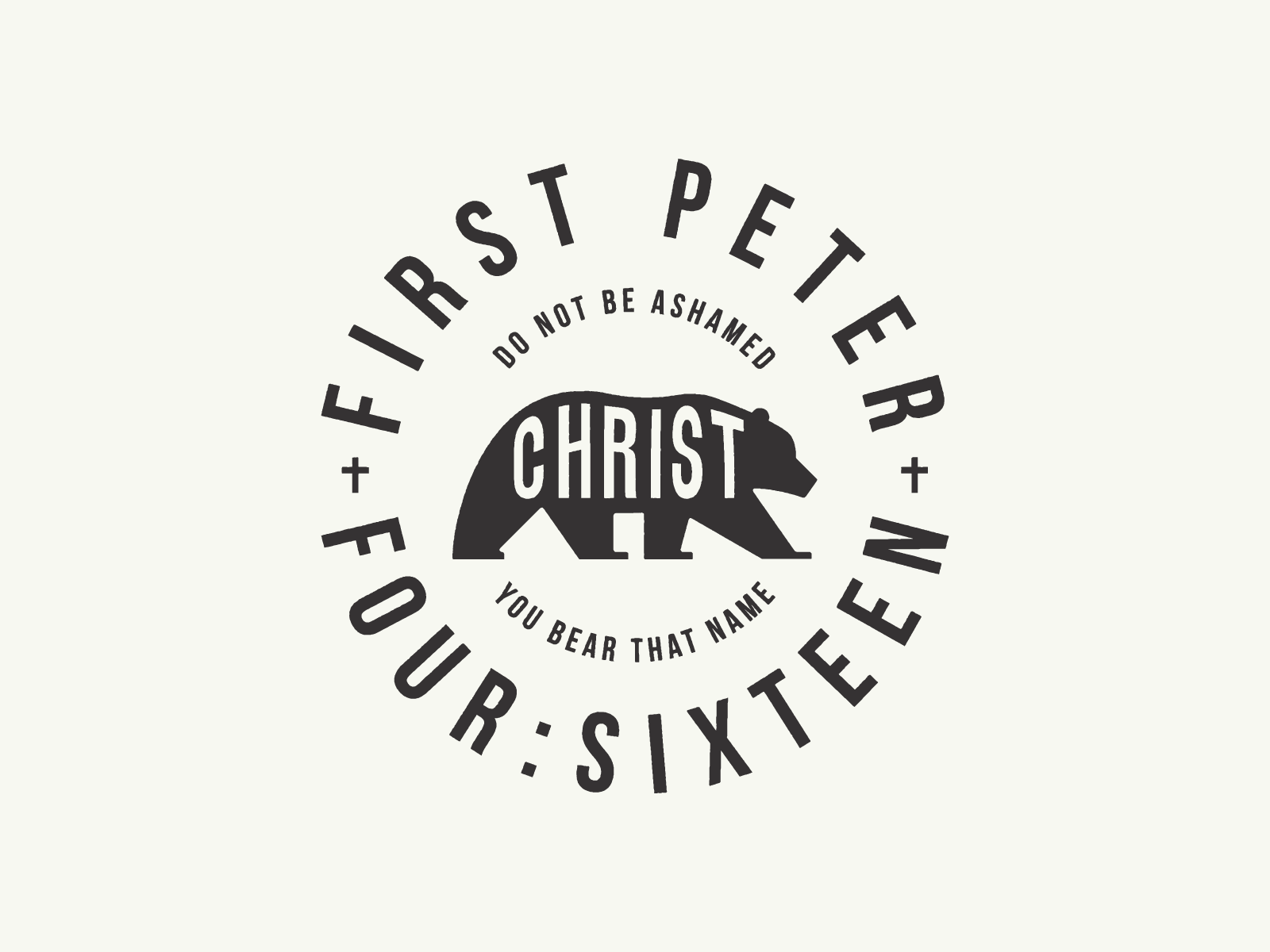 1 Peter 4:16 Bear 2 By Navarrow Mariscal On Dribbble