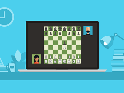 Playing Chess during office hours