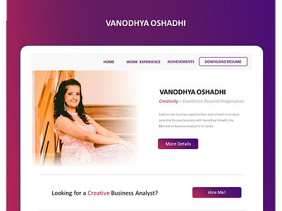 Vanodhya Oshadhi branding challenge dailyui debutshot design dribbble illustration newsletter newsletter design personal brand srilanka ui ux