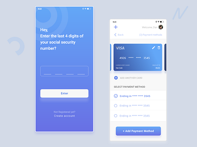 MobiPay Mobile App assignment challenge design dribbble finance fintech hexui payments srilanka ui ux