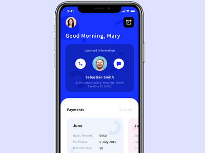 Tenant Mobile application for Rentees assignment australia debutshot design design systems dribbble figma hexui rent rental rental app srilanka tenants ui usa ux