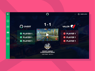 Overt Esports | Website Design Concept branding concept concept design design minimal ui ux web web design website