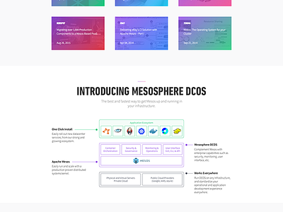 "Why Mesos" Web Page