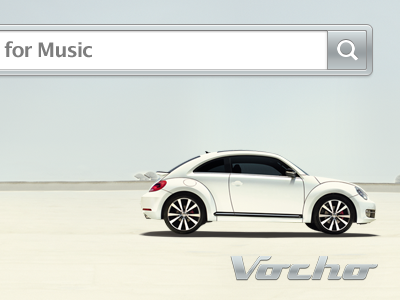 VW Vocho beetle chrome grooveshark ui vocho vw