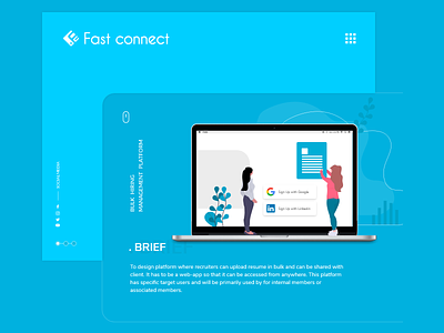 FastConnect | Bulk Hiring Solution adobe xd branding business fintech hiring human resource illustration logo software desing ui ux web design website design