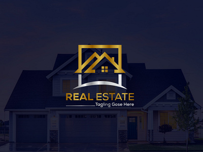 Real Estate Logo app branding constraction design gradient icon logo logo color logo design real estate logo vector web