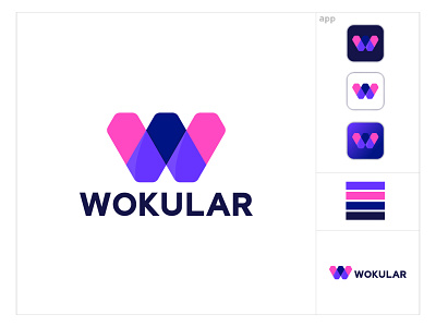 Modern W Letter Logo Design