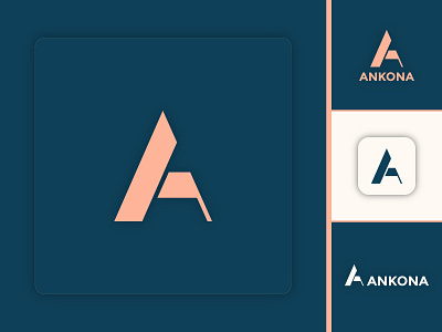 Letter A logo Design