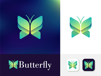 Modern Butterfly Logo Design art branding business design graphic design icon logo logo design modern