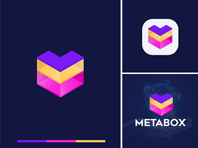 MetaBox Logo Design app logo art branding business design graphic design icon logo logo design meta metabox modern