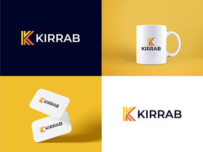 Kirrab Logo Design | Letter K Logo Design app app logo branding business graphic design letter k logo logo design minimalist