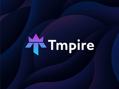 Tmpire Logo Design | T + Crown app branding business crown crown logo graphic design letter logo letter t logo logo design