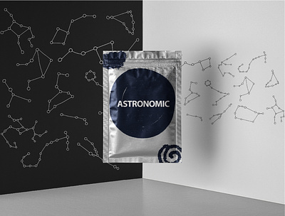 Stars constellation packaging design astronomic celestial constelletions cosmic package packaging design stars universe