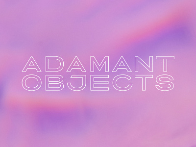 Adamant Objects Wordmark
