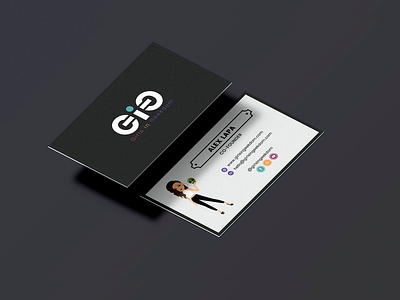 GiG Bizcard branding branding identity business card collateral design graphic design identity illustration print print design