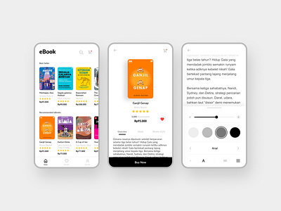 eBook Store - Design Exploration