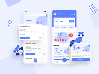 Racoonection - Internet Provider challenge clean ui interface internet mobile app mobile design provider simple ui design