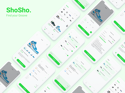 Shosho. - Shoes Store figmadesign market online shop shoes sneakers store ui design