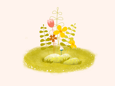 little flower cute flower illustration