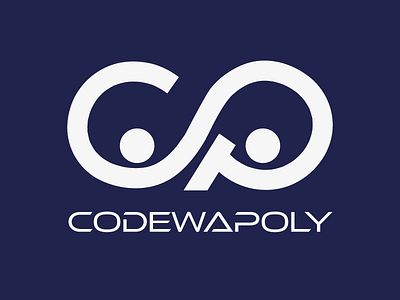 CodeWaPoly Team 3d branding logo