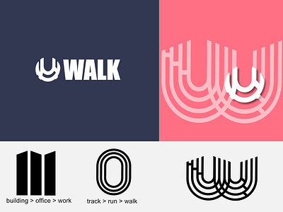 walk logo logo design