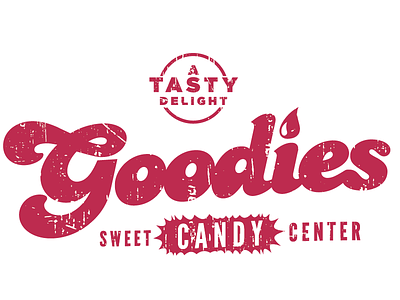 Goodies T-Shirt candy logo print t shirt type typography vintage