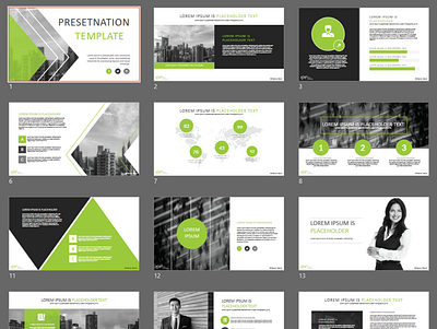 Presentation Template booklet branding brochure business brochure design ebook layout fitness photoshop presentation design presentation layout presentation template presentations professional vector