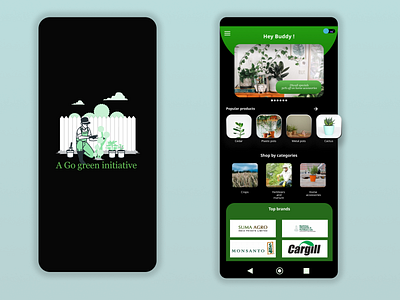 Agriculture based E-commerce app app design concept design flat minimal simple simple clean interface ui ux