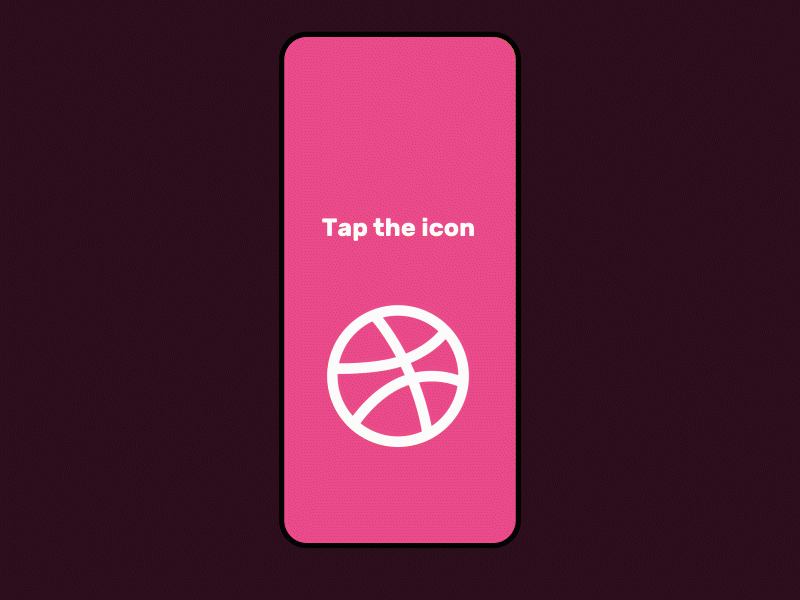 Dribbble invite - micro interaction animated gif clean ui concept concept design design dribbble dribbble invitation dribbble invite interaction design interface likeforlike micro interaction microinteraction minimal pink purple ui