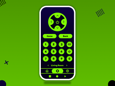 IR Remote control design app app design clean ui concept concept design design flat likeforlike lime green minimal neumorphic design simple clean interface ui ui ux ui design ux