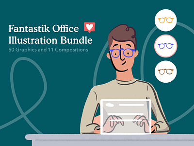 Fantastik Office Illustration creative office design resources design studio finance illustration illustration art inspiration office photoshop studio