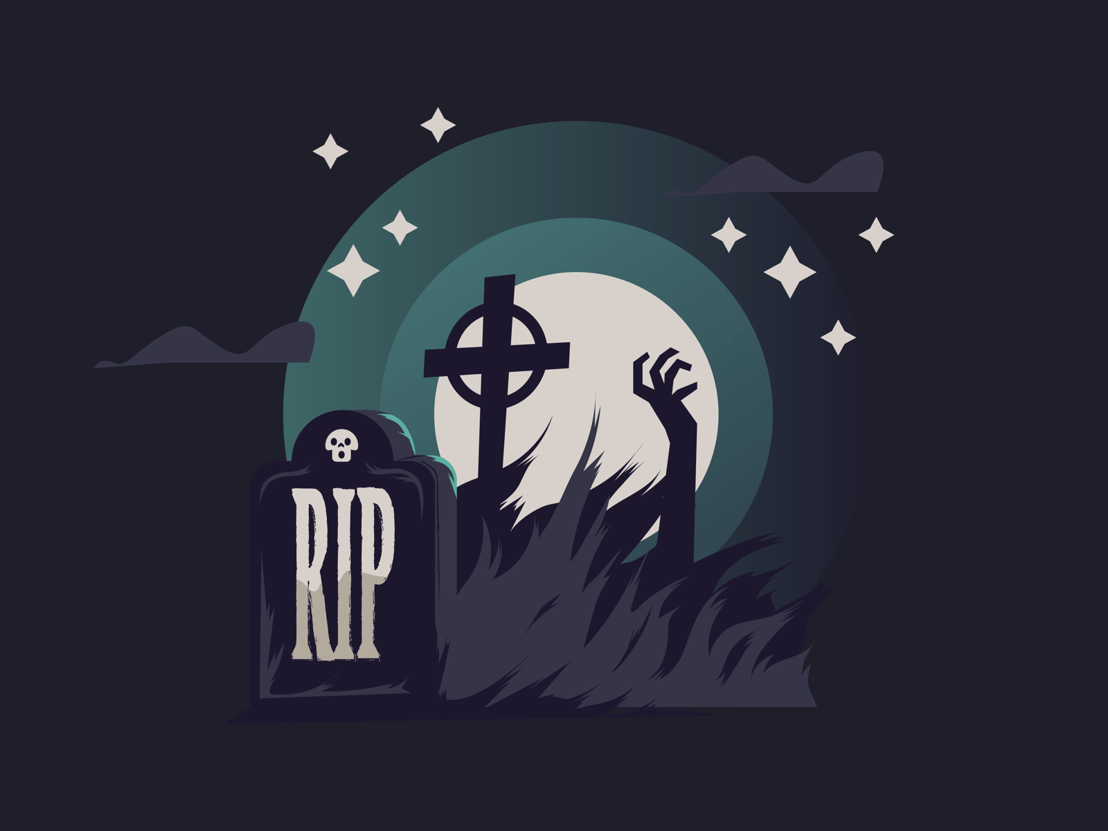 Halloween Illustration 19 By Craftrick On Dribbble