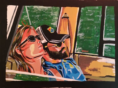 Drinking Buddies Color Work 1 car illustration movie painting paintings