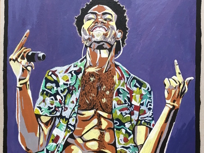 Childish Gambino Color Work