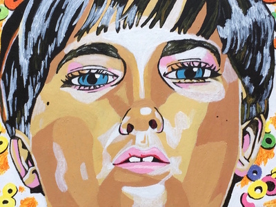 Mysterious Skin Color Work coloful illustration movie mysterious skin painting paintings