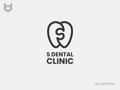 S Dental Clinic Logo brand branding business design flat logo logo design minimal modern vector