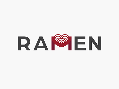 RAMEN Logo branding design graphic design logo minimal modern