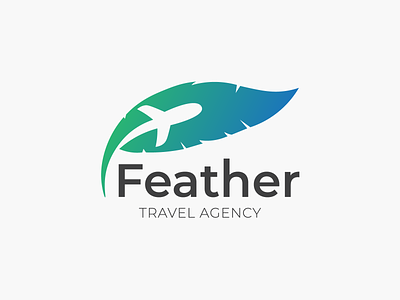 Travel Agency Logo design flat logo minimal modern travel