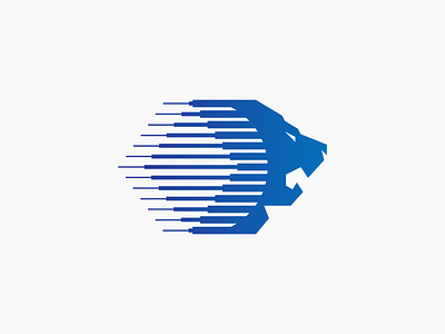Crypto Lion Logo branding crypto design flat logo logo design minimal modern