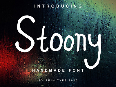 Stoony - Handwriting Font