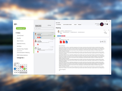 Email App Ui Concept