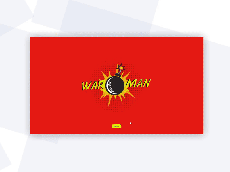 WarMAN Music Website animation artwork branding concept design illustration logo minimal typography ui ui web design ux ux animation vector web