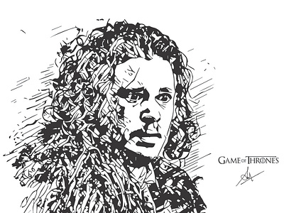 When Jon Snow realizes He actually knows nothing art artwork game of thrones illustration vector