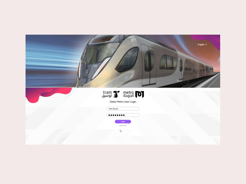 Qatar Metro Website Re-imagined (Concept)