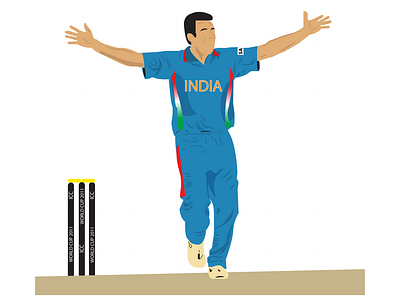 Zaheer Khan vector 01