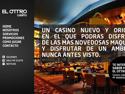 Casino Web casino design ui web