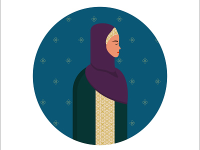 Eastern woman eastern girls hijab illustration oriental woman