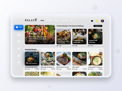 Landing Page Food Cooking android android app android app design clean design dribbble figma food food app illustration ios ios app design minimal product design typography ui ux web design webdesign website