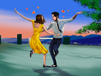 La La Land art character character design design digital illustration digital painting illustration photoshop